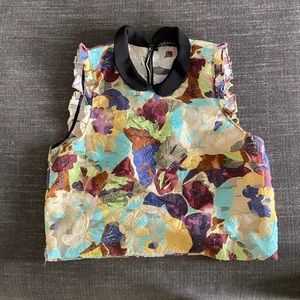 floral crop top